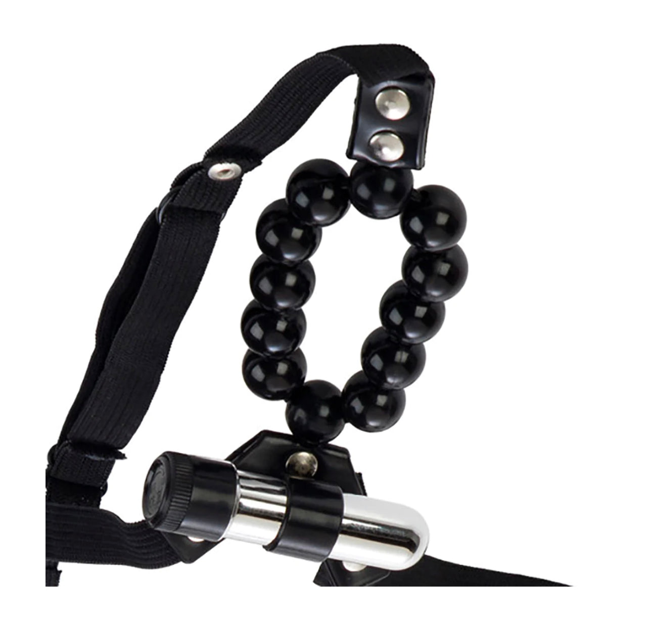 Vibrating Lover's Thong With Stroker Beads