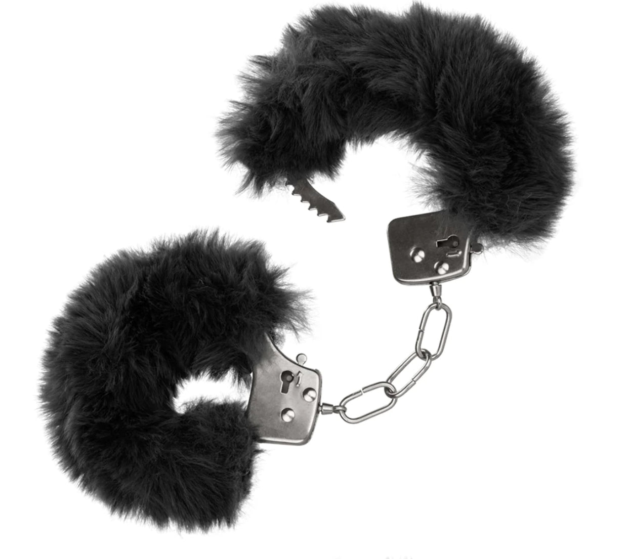 Ultra Fluffy Furry Cuffs in Black