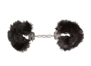 Ultra Fluffy Furry Cuffs in Black