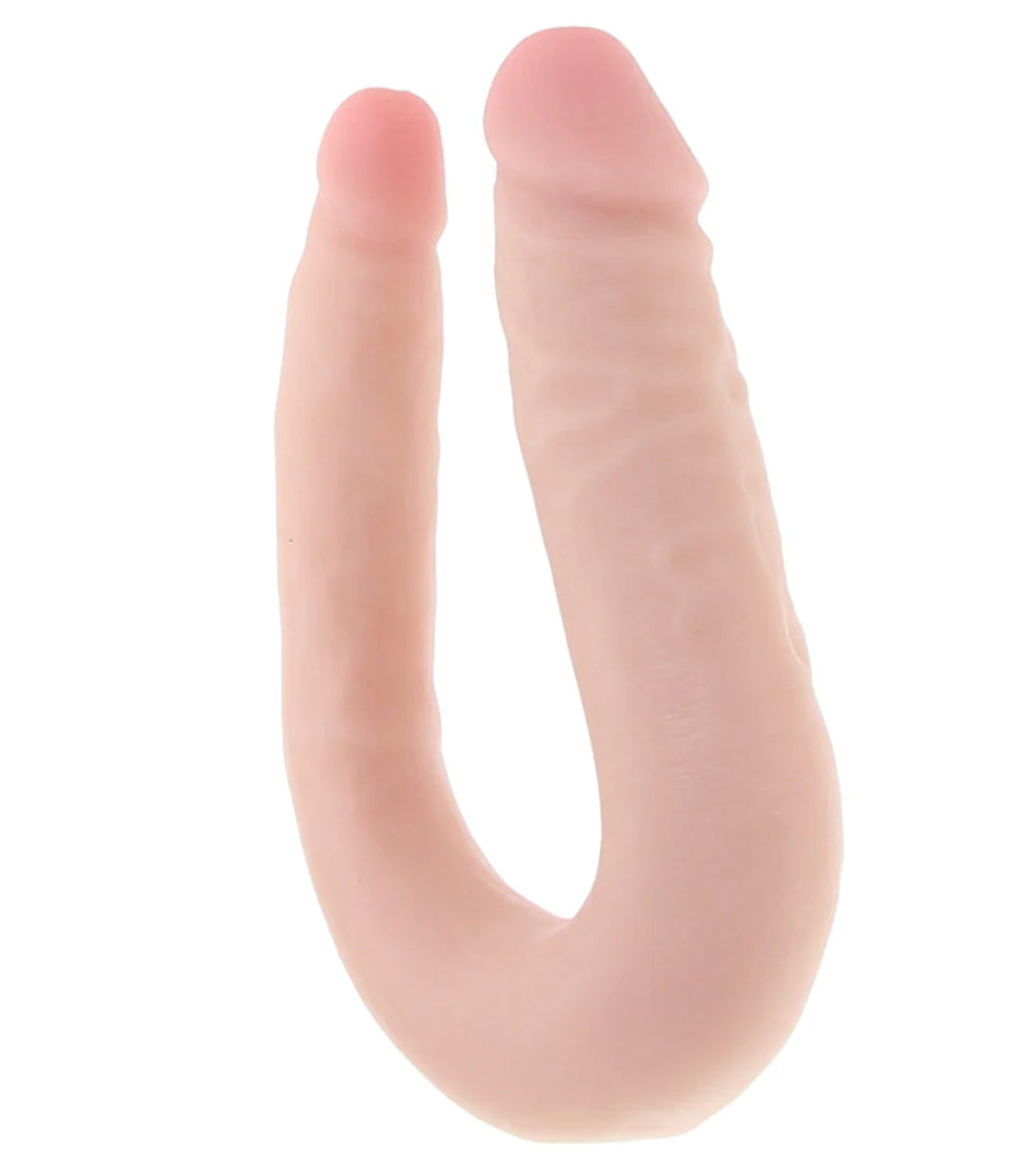 Dr. Skin Mini 12 Inch Double Dildo in Vanilla