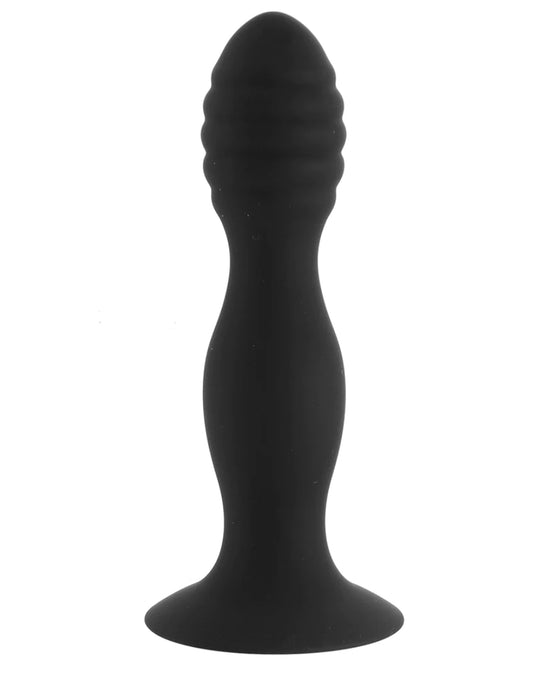 Silicone Ribbed Anal Stud Probe