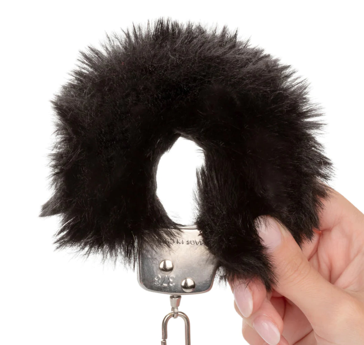 Ultra Fluffy Furry Cuffs in Black