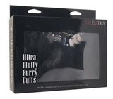 Ultra Fluffy Furry Cuffs in Black