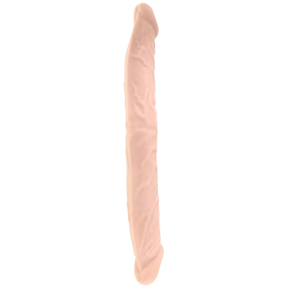 RealRock 14 Inch Double Dildo in White