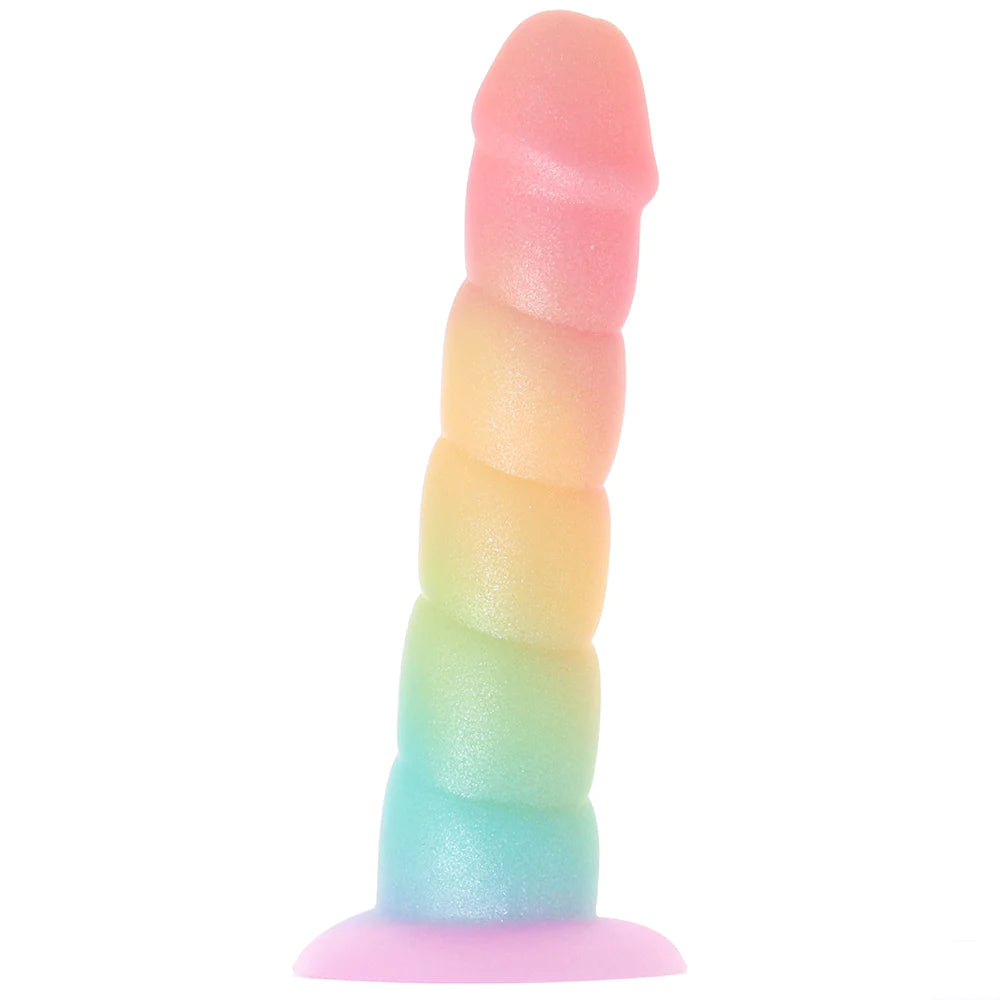 Simply Sweet Swirl Rainbow Dildo