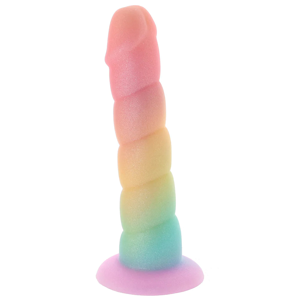 Simply Sweet Swirl Rainbow Dildo