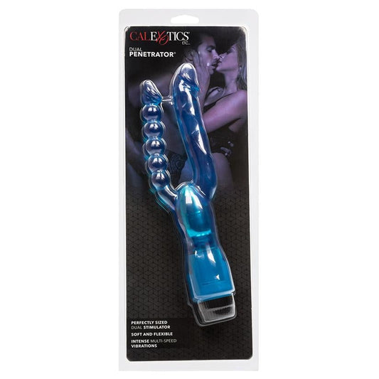 Dual Penetrator Vibrator- Blue