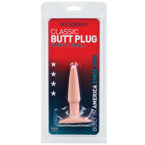 Classic Butt Plug Smooth- White