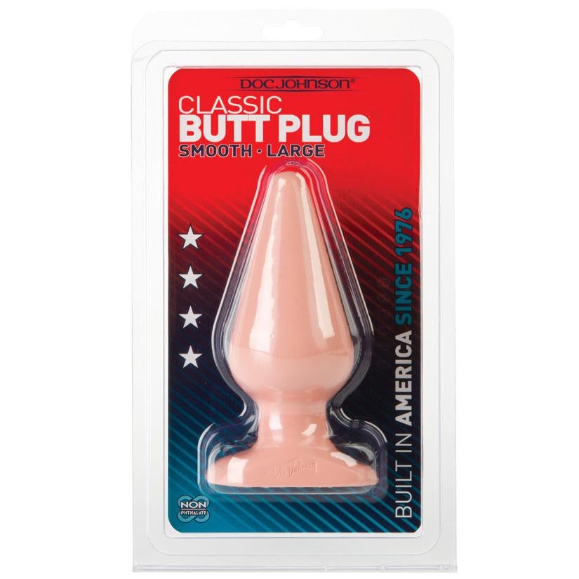 Classic Butt Plug Smooth- White