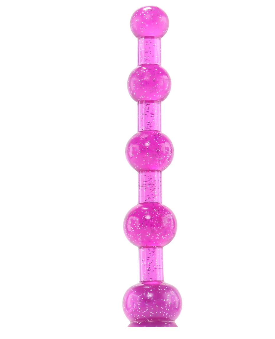 Vibrating Pleasure Beads- Purple