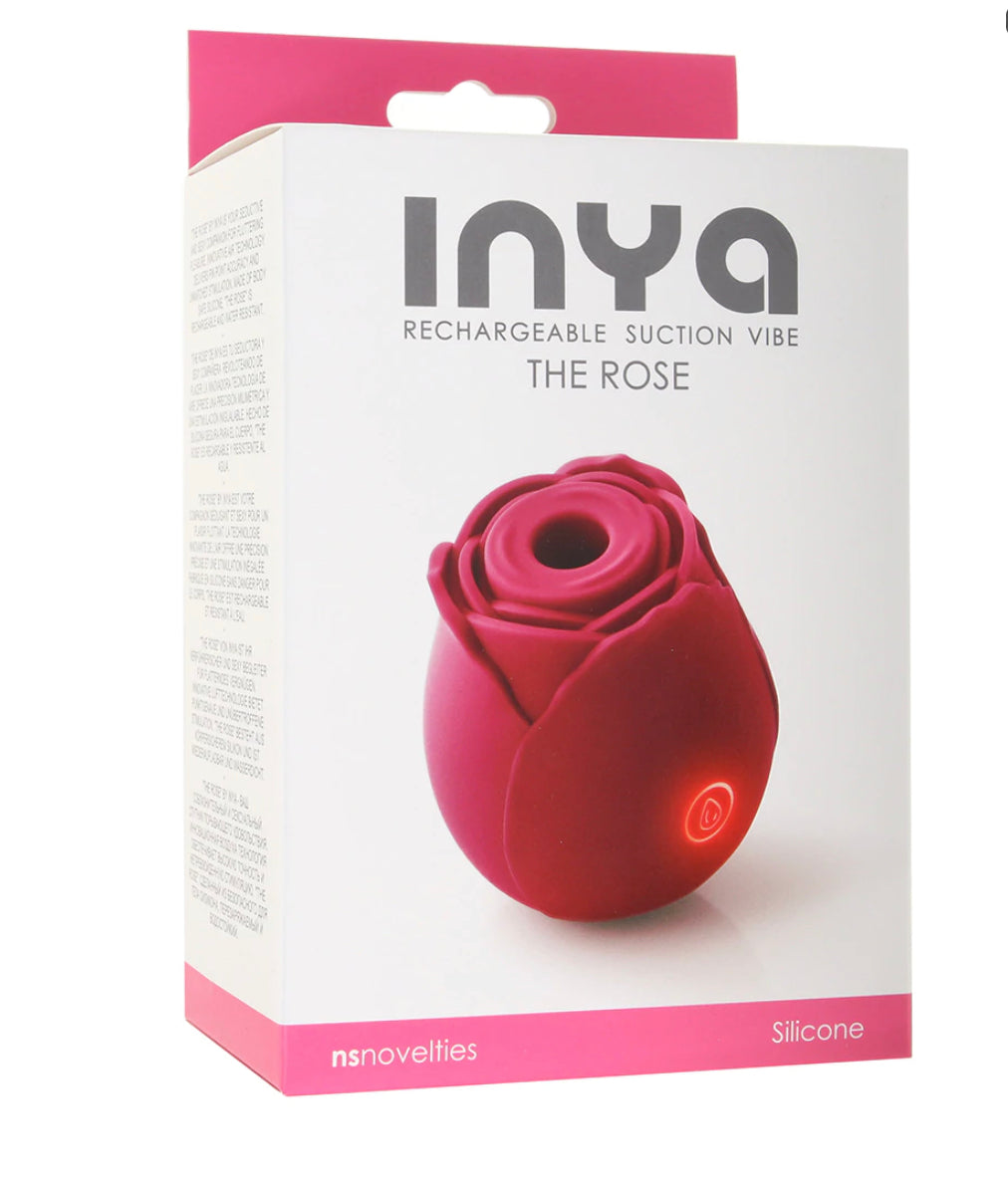 INYA The Rose Rechargeable Suction Vibe in Rose