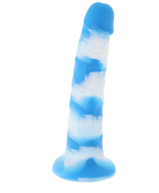 Colours Pleasures Yum Yum 8 Inch Dildo in Blue ns novelties