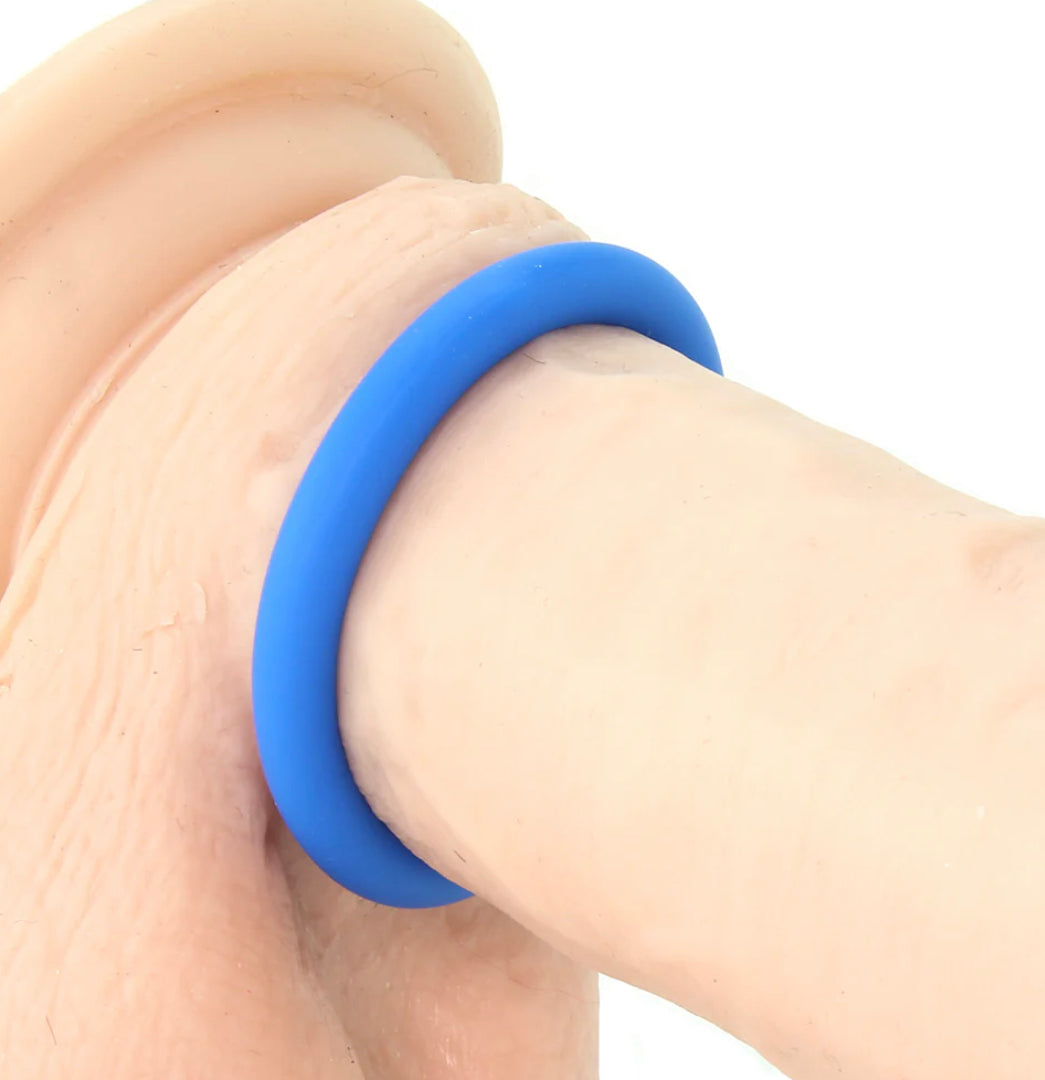 Ram Silicone Cock Rings #1 in Blue