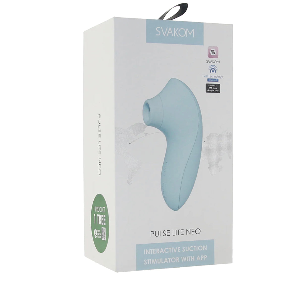 Pulse Lite Neo Suction Stimulator with App in Seafoam Blue