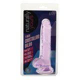 Naturally Yours 7 Inch Crystalline Dildo in Amethyst