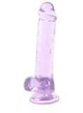 Naturally Yours 7 Inch Crystalline Dildo in Amethyst