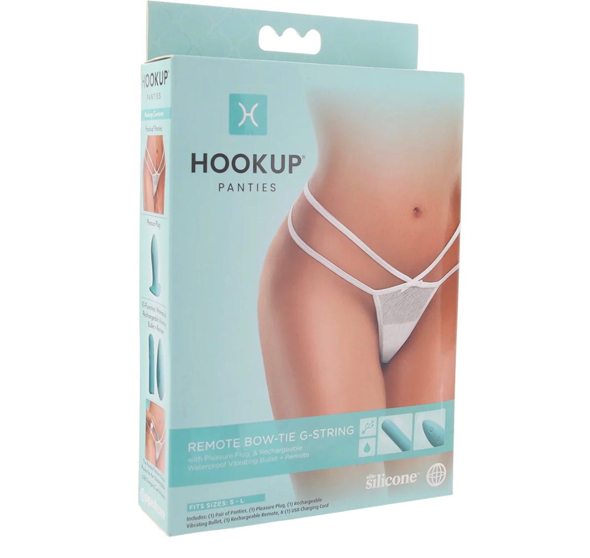 Hookup Remote Pleasure Plug with G-String Panty in OS