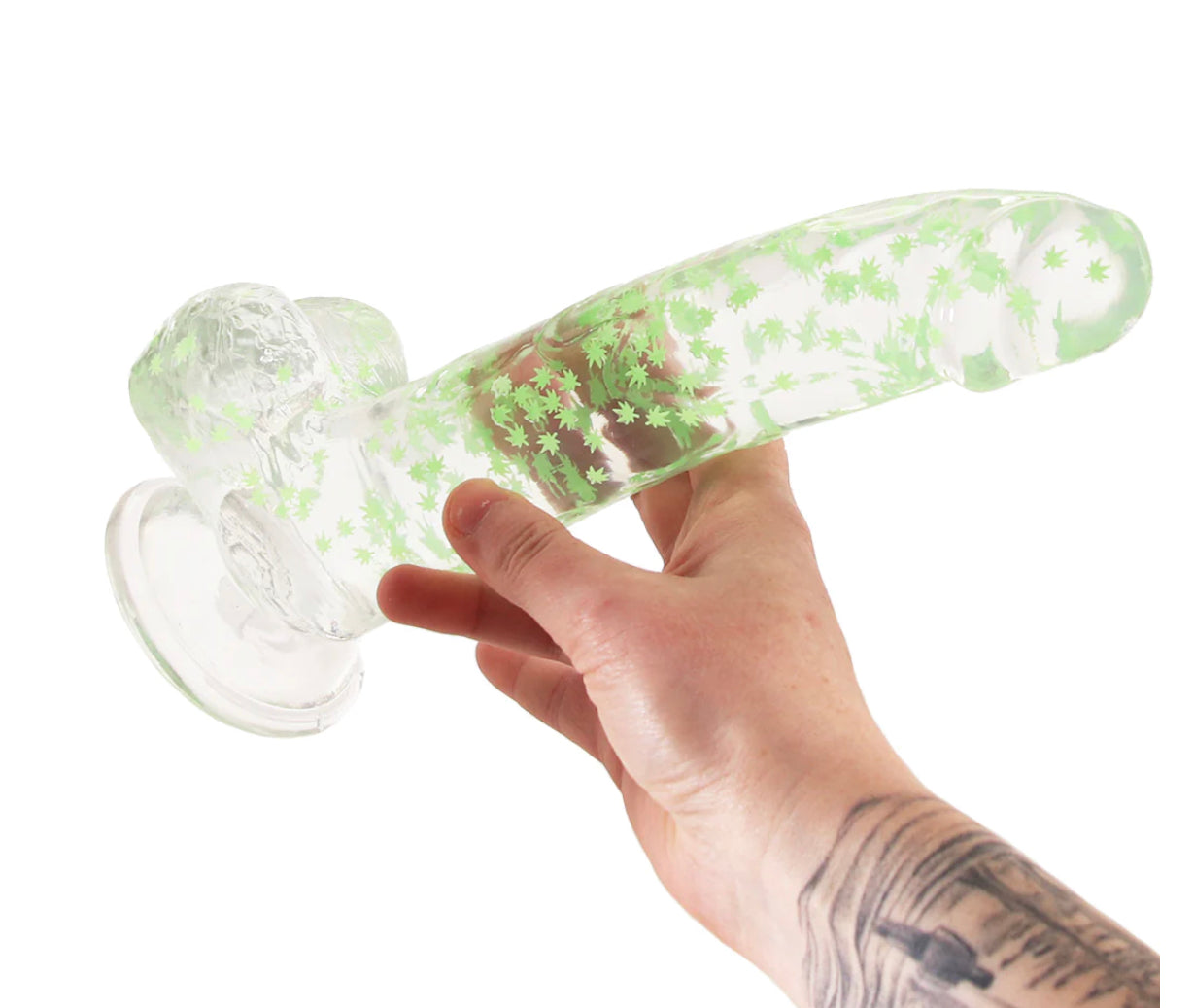 I Leaf Dick Glow In The Dark Dildo