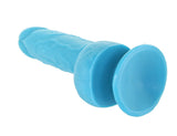 Pop Peckers 8.25 Inch Ballsy Dildo in Blue