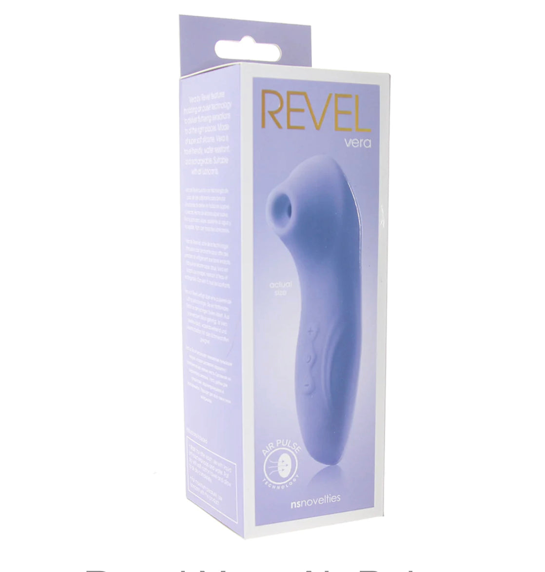 Revel Vera Air Pulse Stimulator in Purple ns novelties