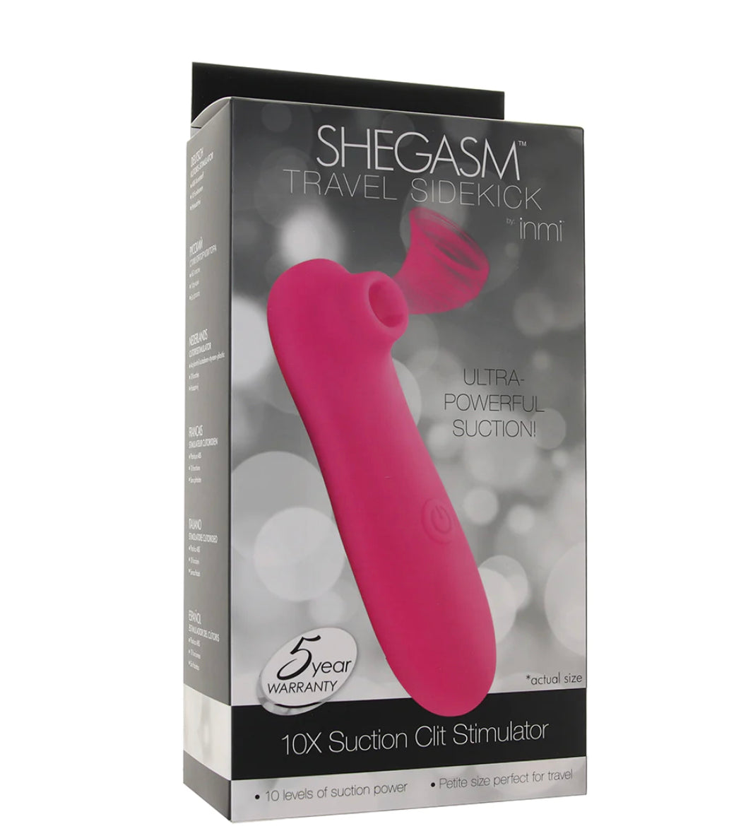 Shegasm Travel Sidekick 10X Suction Clit Stimulator