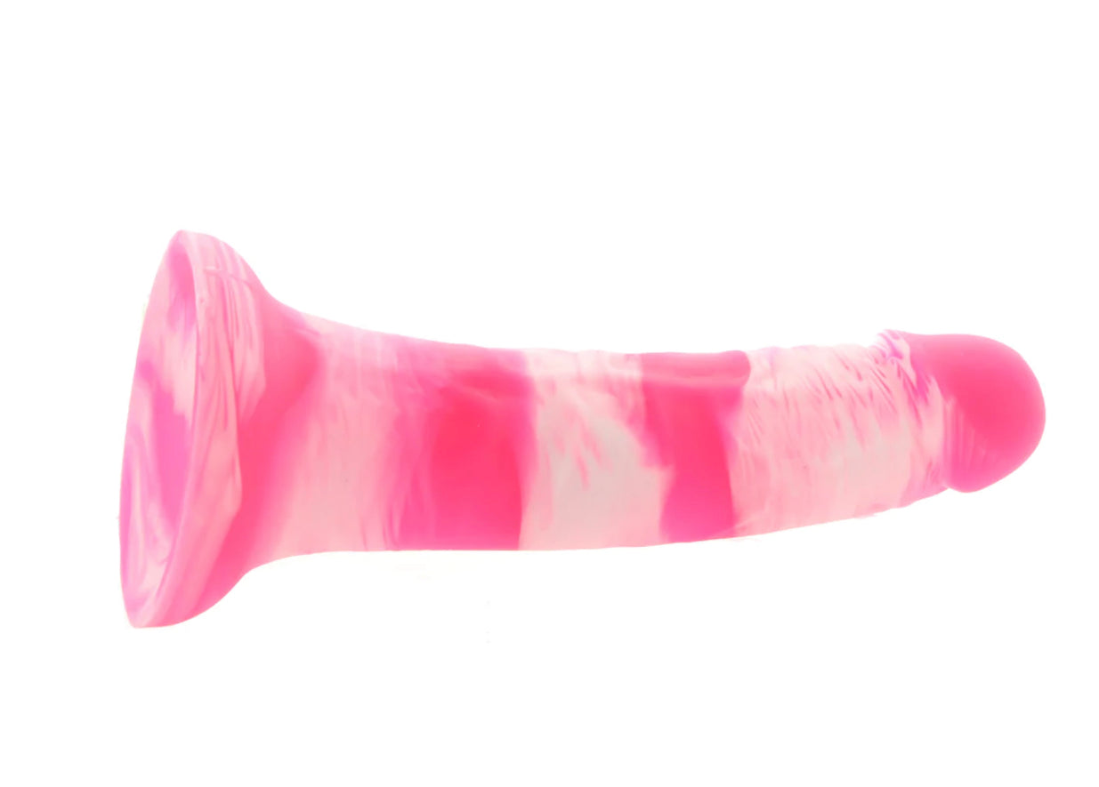 Colours Pleasures Yum Yum 7 Inch Dildo in Pink