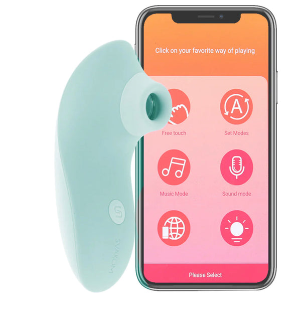 Pulse Lite Neo Suction Stimulator with App in Seafoam Blue