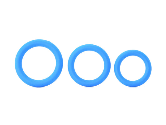 Ram Silicone Cock Rings #1 in Blue