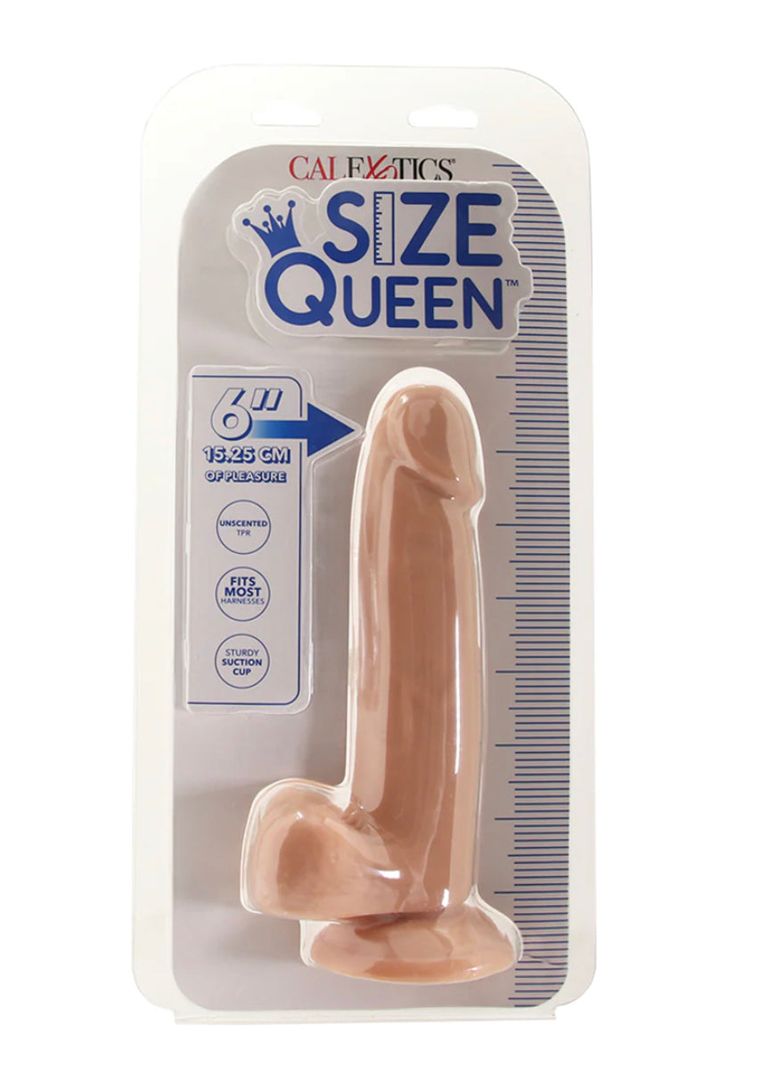 Size Queen 6 Inch Dildo in Ivory