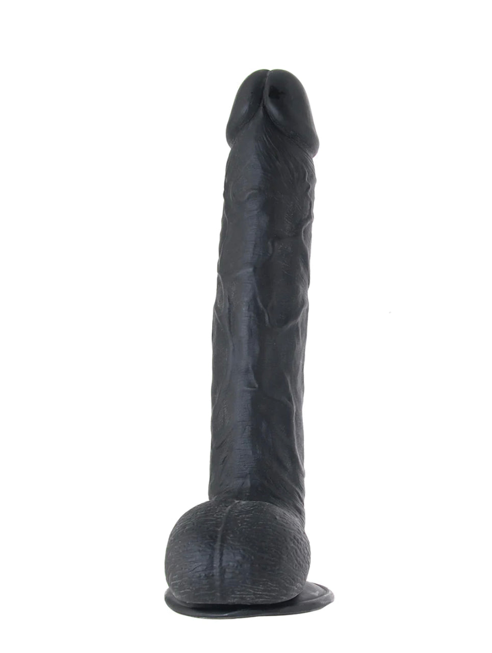 Master Cock Long Logan 10 Inch Ballsy Dildo in Black