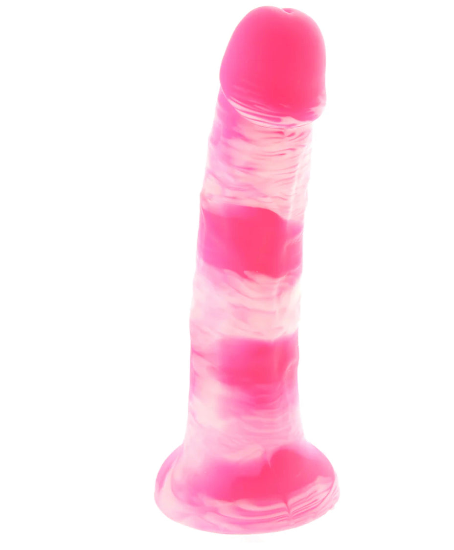 Colours Pleasures Yum Yum 7 Inch Dildo in Pink