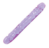 Crystal Jellies Jr Double Dong 12”- Purple