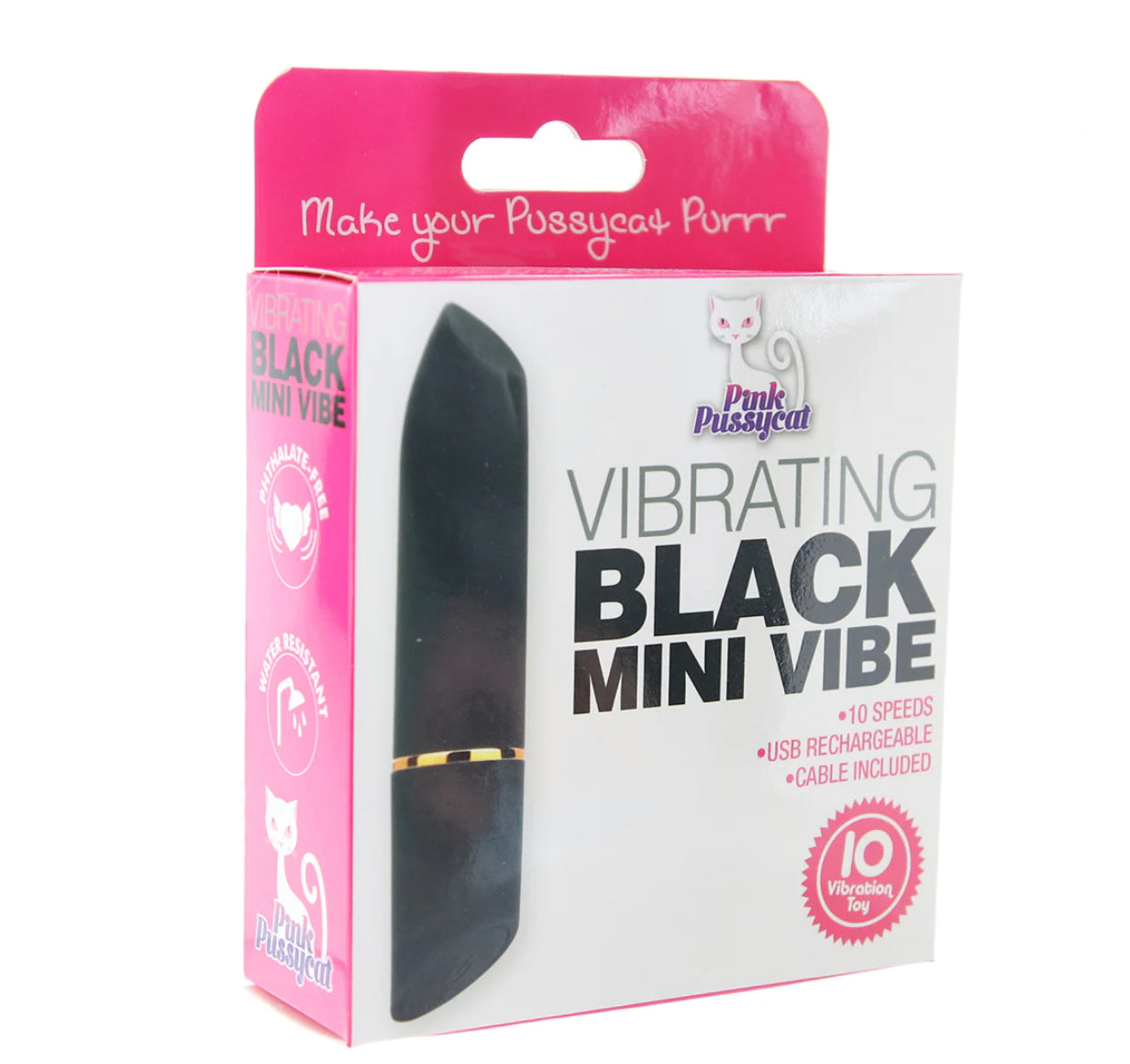 Pink Pussycat Black Mini Vibe